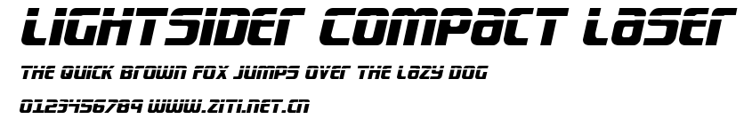 Lightsider Compact Laser.ttf字體轉換器圖片