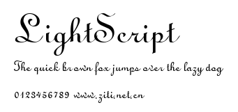 LightScript.ttf字體轉換器圖片