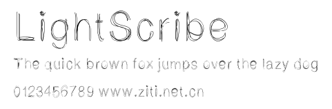 LightScribe.ttf字體轉換器圖片
