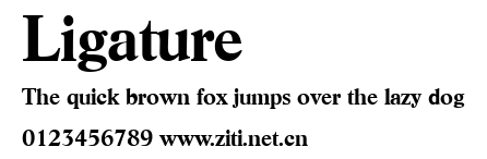 Ligature.ttf字體轉換器圖片