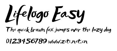 Lifelogo Easy.ttf字體轉換器圖片