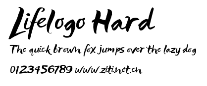 Lifelogo Hard.ttf字體轉換器圖片