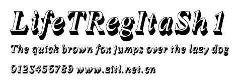 LifeTRegItaSh1.ttf字體轉換器圖片