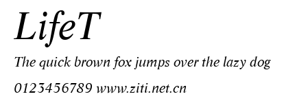 LifeT.ttf字體轉換器圖片