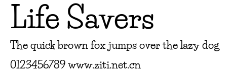 Life Savers.ttf字體轉換器圖片