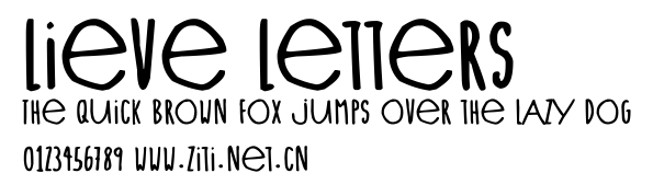 Lieve Letters.ttf字體轉換器圖片
