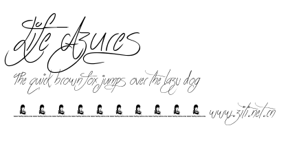 Life Azures.ttf字體轉換器圖片