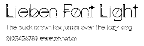 Lieben Font Light.ttf字體轉換器圖片