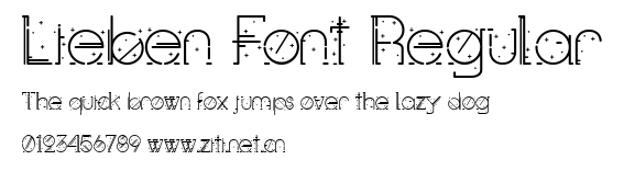 Lieben Font Regular.ttf字體轉換器圖片