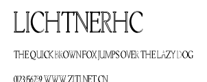 LichtnerHC.ttf字體轉換器圖片