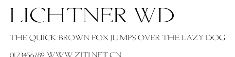 Lichtner Wd.ttf字體轉換器圖片