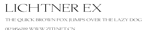 Lichtner Ex.ttf字體轉換器圖片