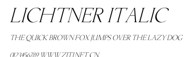 Lichtner Italic.ttf字體轉換器圖片