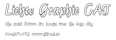 Lichte Graphic CAT.ttf字體轉換器圖片