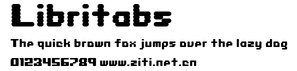 Libritabs.ttf字體轉換器圖片