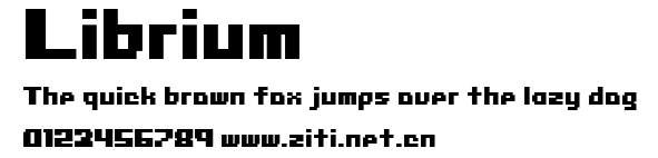 Librium.ttf字體轉換器圖片
