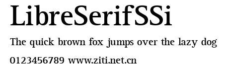 LibreSerifSSi.ttf字體轉換器圖片