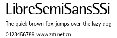 LibreSemiSansSSi.ttf字體轉換器圖片