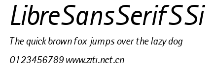 LibreSansSerifSSi.ttf字體轉換器圖片