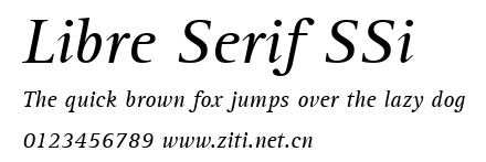 Libre Serif SSi.ttf字體轉換器圖片