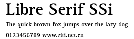 Libre Serif SSi.ttf字體轉換器圖片
