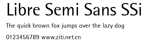 Libre Semi Sans SSi.ttf字體轉換器圖片