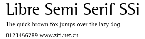 Libre Semi Serif SSi.ttf字體轉換器圖片