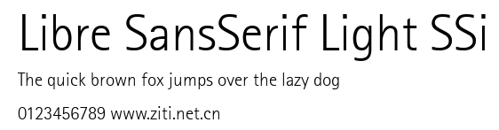 Libre SansSerif Light SSi.ttf字體轉換器圖片
