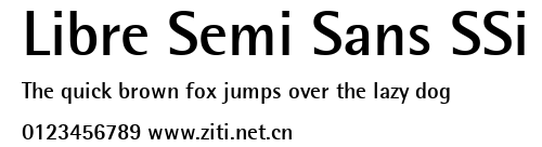 Libre Semi Sans SSi.ttf字體轉換器圖片