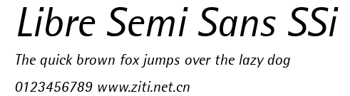 Libre Semi Sans SSi.ttf字體轉換器圖片