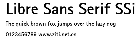 Libre Sans Serif SSi.ttf字體轉換器圖片