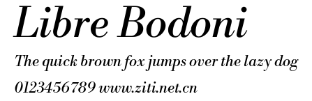 Libre Bodoni.ttf字體轉換器圖片
