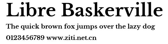 Libre Baskerville.ttf字體轉換器圖片