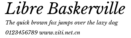 Libre Baskerville.ttf字體轉換器圖片