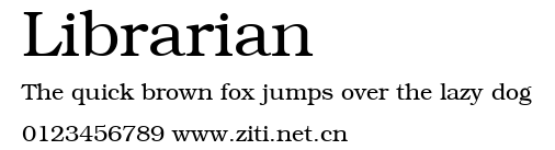 Librarian.ttf字體轉換器圖片