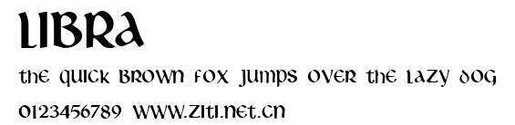 Libra.ttf字體轉換器圖片