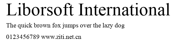 Liborsoft International.ttf字體轉換器圖片