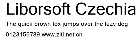Liborsoft Czechia.ttf字體轉換器圖片
