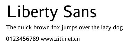 Liberty Sans.ttf字體轉換器圖片