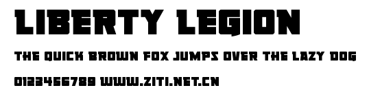 Liberty Legion.ttf字體轉換器圖片