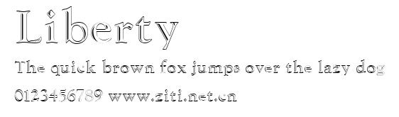 Liberty.ttf字體轉換器圖片