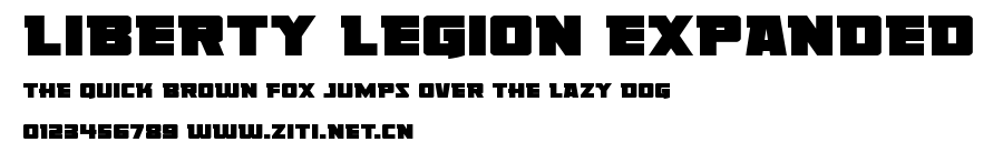 Liberty Legion Expanded.ttf字體轉換器圖片