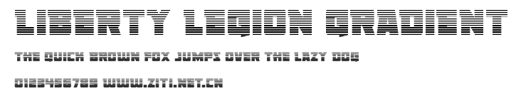 Liberty Legion Gradient.ttf字體轉換器圖片