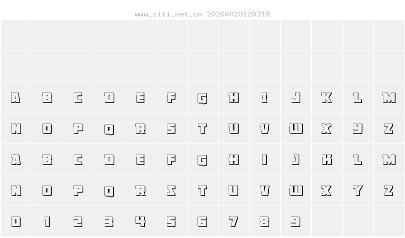 字符映射圖