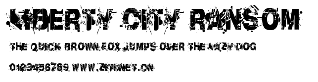 Liberty City Ransom.otf字體轉換器圖片