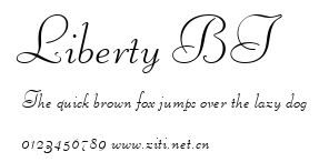 Liberty BT.ttf字體轉換器圖片