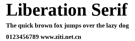 Liberation Serif.ttf字體轉換器圖片