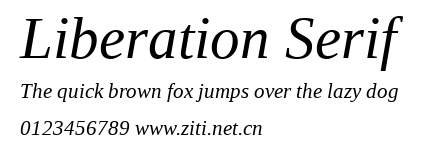 Liberation Serif.ttf字體轉換器圖片