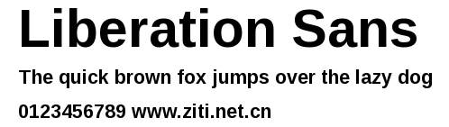 Liberation Sans.ttf字體轉換器圖片