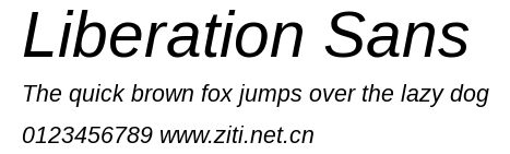 Liberation Sans.ttf字體轉換器圖片